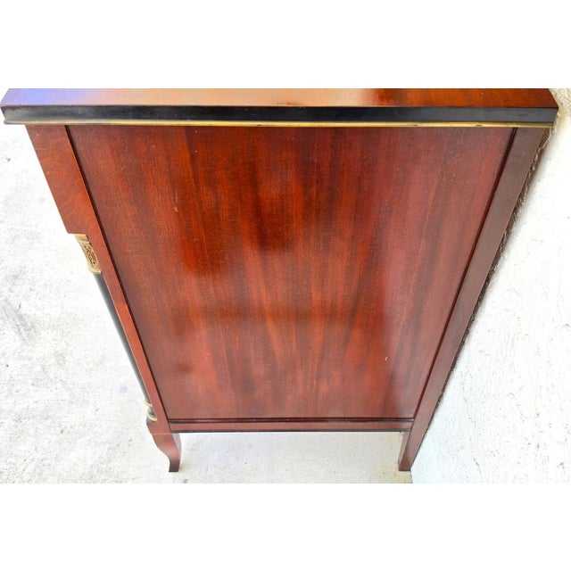 Rway French Empire Commode Dresser Buffet With Glass Top For Sale In Miami - Image 6 of 18