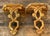 Late 20th Century Vintage Italian Gilt Wall Brackets - A Pair For Sale - Image 5 of 12