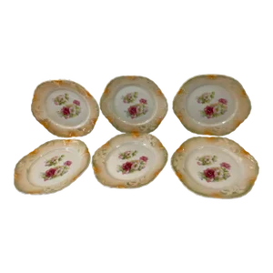 Vintage German Dessert Plates - Set of Six