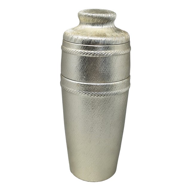 Mid-Century Modern Italian Cocktail Shaker by Giovanni Alessi, 1960s For Sale