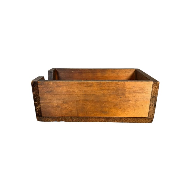 American Vintage Wooden Machinist Drawer For Sale - Image 3 of 12