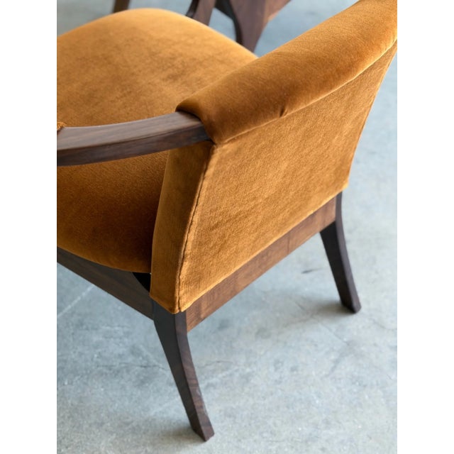 2020s Horseshoe Lounge Chair - Pair For Sale - Image 5 of 10