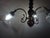 3-Light Chandelier in Wood, Bronze and Glass, 1980s For Sale - Image 10 of 12