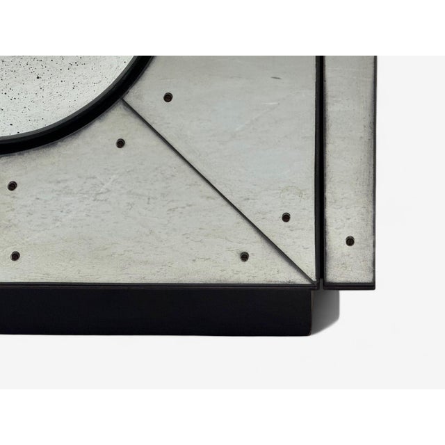 Art Deco Style, Painted Wood, Antique Glass, Mirrored Sideboard or Credenza For Sale - Image 11 of 13