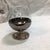 Etched Silver Leaves Brandy/Port Decanter With 4 Ombré Brandy Glasses-Set of 5 For Sale - Image 9 of 12