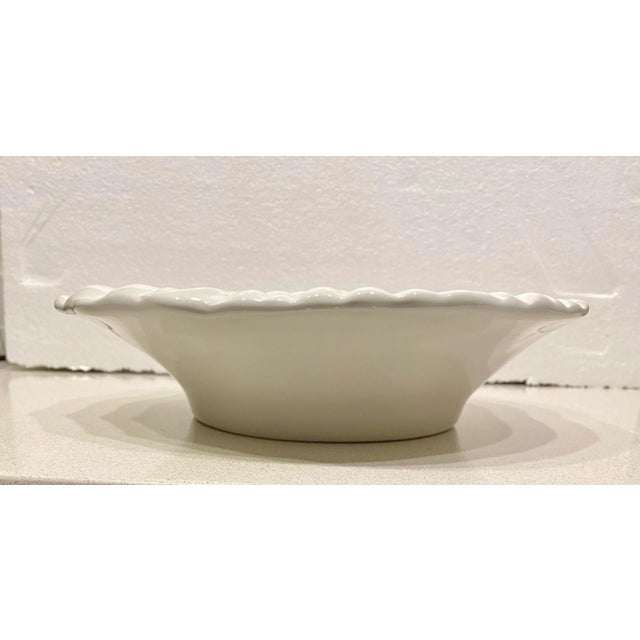 1970s Italian Creamware Fruit Bowl For Sale - Image 4 of 6