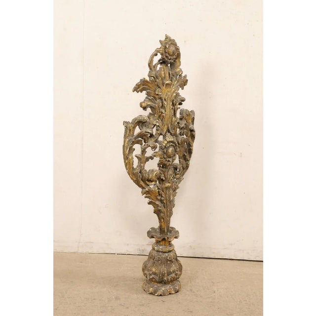 Brass 18th Century Italian Monumental Finial For Sale - Image 8 of 12