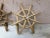 1960s Pair of Rope Ship Wheel Sconces Audoux Minet, Circa 1960 For Sale - Image 5 of 6