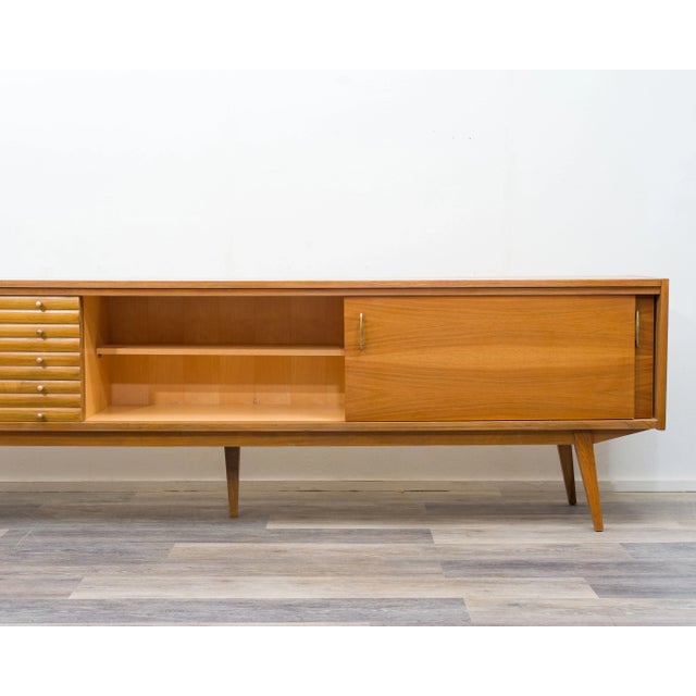 1950s Vintage Sideboard in Walnut, 1950s For Sale - Image 5 of 15