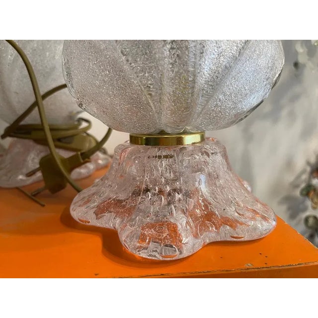 Murano Glass Table Lamps, 1970s, Set of 2 For Sale - Image 7 of 11