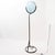 Industrial Floor Lamp in Metal and Sandblasted Glass Disc For Sale - Image 3 of 16