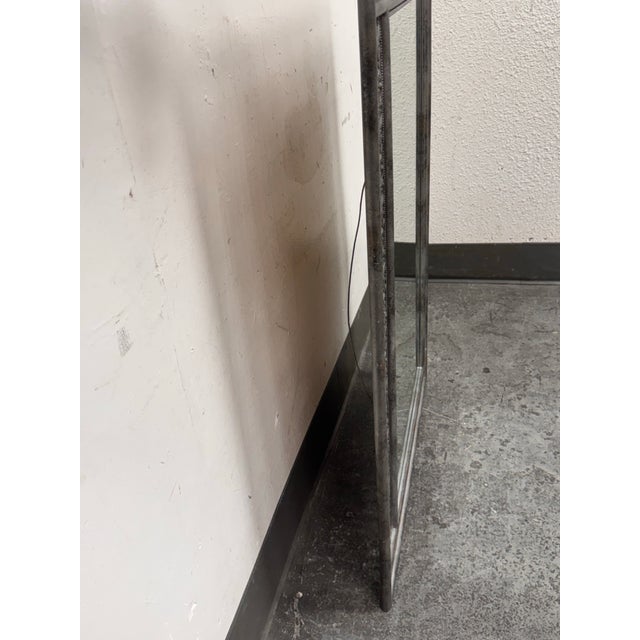 Metal Botanical Rectangular Wall Mirror For Sale - Image 12 of 12