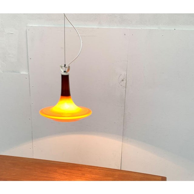 Mid-Century Tulip Glass Pendant Lamp from Peill & Putzler, 1960s For Sale - Image 17 of 18