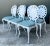 Metal Vintage Cast Aluminum Shell Back Grotto Chairs - Set of 6 For Sale - Image 7 of 11