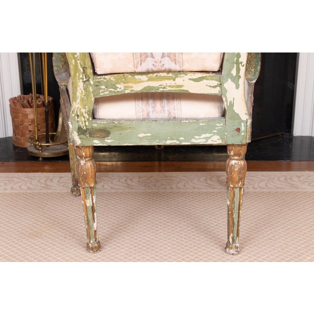 Authentic 18th Century Venetian Carved Wood and Gesso Hall Chair For Sale In New York - Image 6 of 18