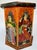 Mid 20th Century Vintage Indian Mughal Style Hand Painted Octagonal Dowry Box For Sale - Image 5 of 15