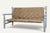 Vintage Bench in Braided Rope and Painted Wood, 1950s For Sale - Image 16 of 18
