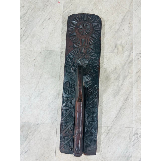 Antique Hand Carved Wall Hanging For Sale - Image 4 of 7