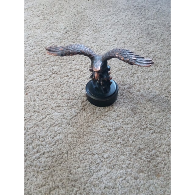 Gorgeous Andrea by Sadek Resin Eagle Sculpture Desk Decor For Sale - Image 4 of 6