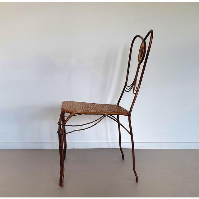 Medaillon Garden Set in Wrought Iron, Italy, 1970, Set of 5 For Sale - Image 12 of 18