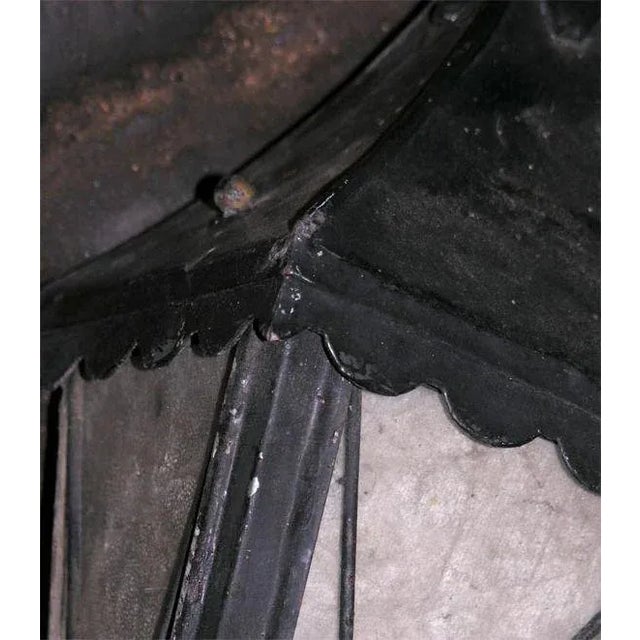 French 1930s Lantern Sconces - a Pair For Sale - Image 9 of 10