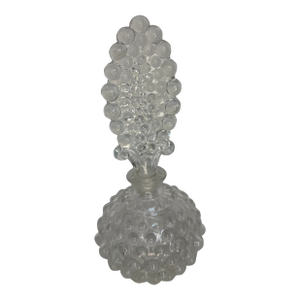 1930's Beautiful Etched Crystal Perfume Bottle