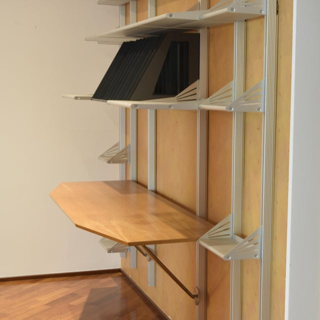Driade Kaos Modular Wall Shelving System in Aluminum by Antonia Astori for Driade, 1990s For Sale - Image 4 of 12