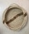 Extra Large Basket Woven Raffia With Handles Shallow For Sale In San Francisco - Image 6 of 6
