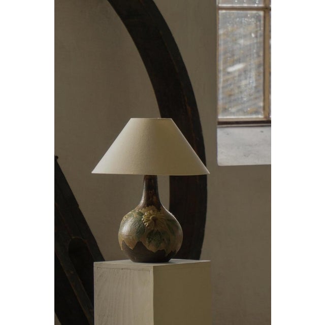 Art Nouveau Danish Organic Ceramic Table Lamp, 1970s For Sale - Image 17 of 18