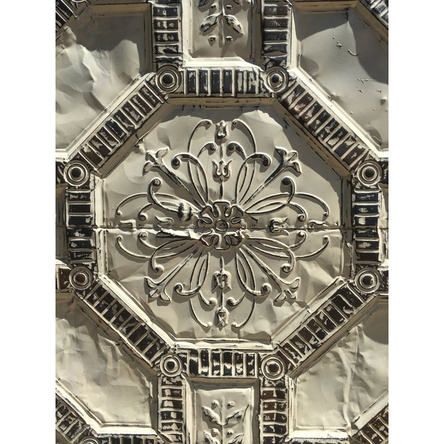 Vintage Rustic Tin Ceiling Tile Wall Art Chairish