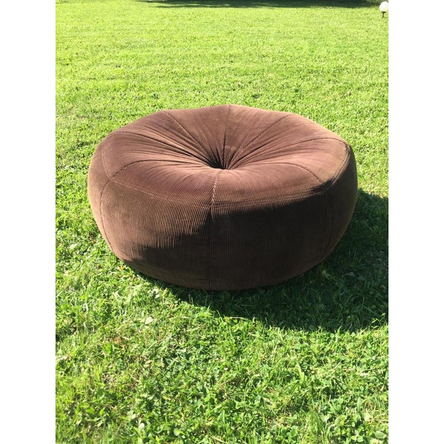 Large Vintage Pouf, 1960s For Sale - Image 6 of 16