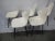 Mid 20th Century Herman Miller Midcentury White Bucket Chairs - Set of 5 For Sale - Image 5 of 12