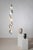 Contemporary Dune 8 Vertical Line Light with Silver Hand Polished Shades by Daniel Becker for Moss Objects For Sale - Image 3 of 7