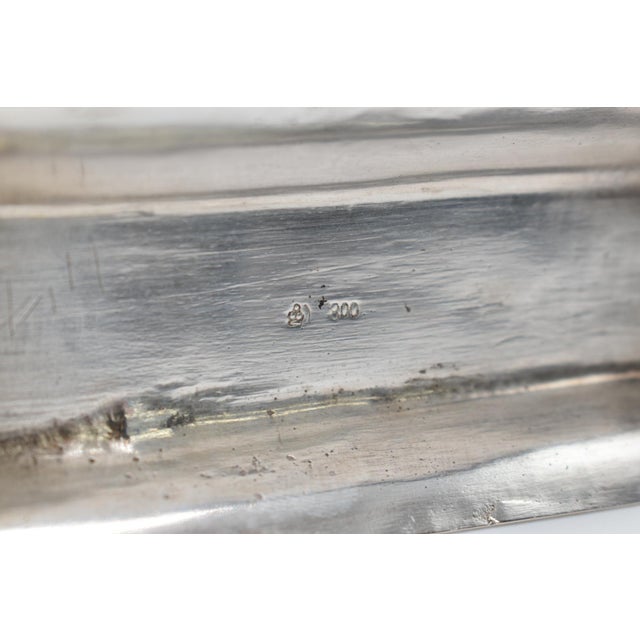 1920s Sterling Silver Venetian Art Deco Cigarette Holder For Sale - Image 10 of 12