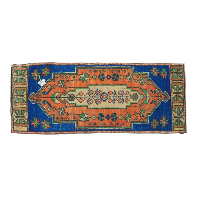 Front of Bath Sink Rug Hand Made Kitchen Mat Faded Mini ...