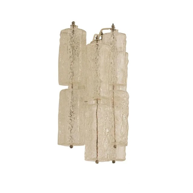 Venini Mid-Century Modern Hendcrafted Glass Wall Light from Venini, Italy, 1960s For Sale - Image 4 of 8