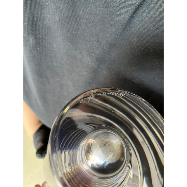 Vintage Vase in Crystal For Sale - Image 9 of 11