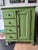 Country Style Kitchen Flour Buffet in Green For Sale - Image 4 of 18