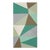Sample - Schumacher X Miles Redd Cubist Mural Fabric in Celadon For Sale