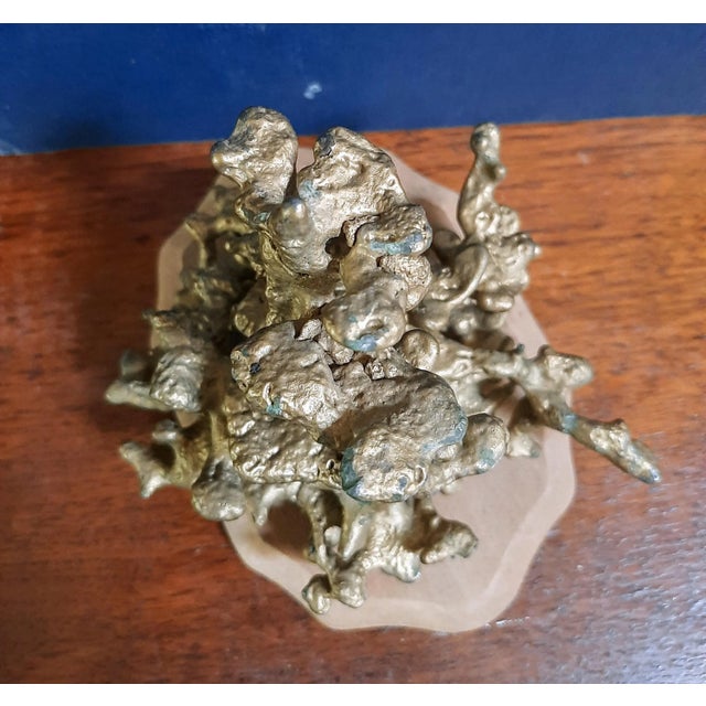 Vintage Bronze Ant Hill Casting Sculpture For Sale - Image 4 of 5