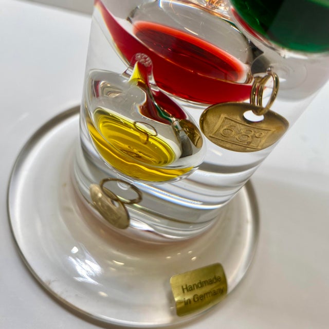 Realism Large Glass Galileo Thermometer 24.5" Tall For Sale - Image 3 of 8