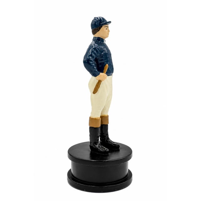 A charming jockey bottle opener perfect for a home bar, desk, or Kentucky Derby celebration. Details: -Standing equestrian...