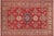 Rustic Super Kazak Red/Beige Wool Rug - 8'9'' X 11'8'' For Sale - Image 9 of 10