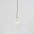 Contemporary Diane Brass Pendant Light by Schwung For Sale - Image 3 of 6