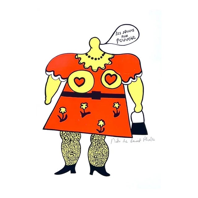 Niki De Saint Phalle, The Nanas in Power, 1970s, Silkscreen For Sale