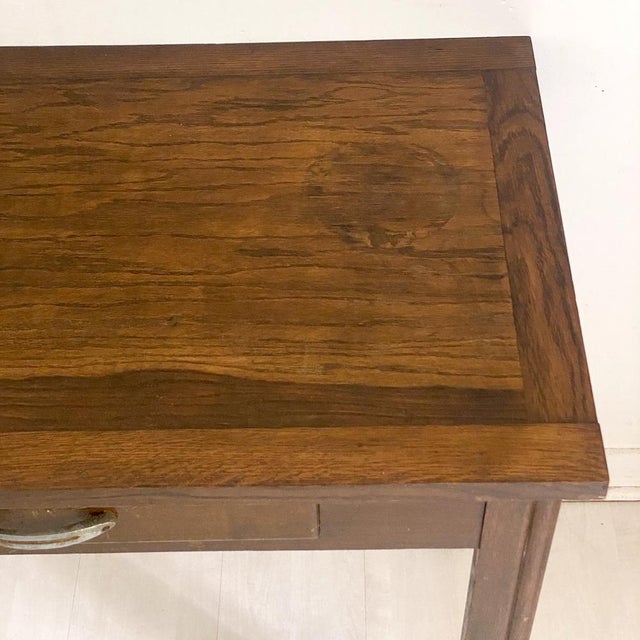 1950s Small Vintage Desk in Wood, 1950s For Sale - Image 5 of 12