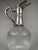 Antique Rococo Crystal and Silver Ewers, 1850, Set of 2 For Sale - Image 6 of 9