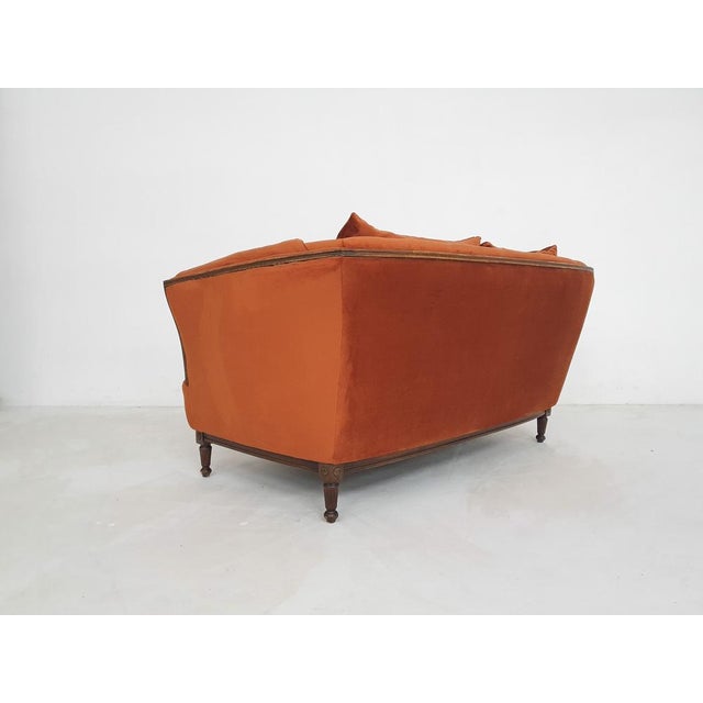 Art Deco 2-Seater Sofa, Netherlands, 1940s For Sale - Image 6 of 14