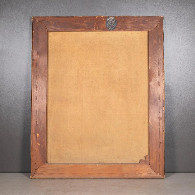 19th C. American Oil Portrait by Oscar Hallwig 1895 For Sale In San Francisco - Image 6 of 7