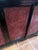 1950s Rare Large Asian Black Lacquer & Cinnabar Four Door Server, Console 70 Inch Long For Sale - Image 9 of 9